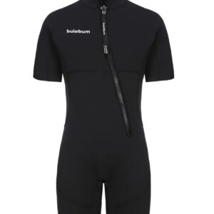 1 Piece 2mm Neoprene Sport Wetsuit Crew Neck Short Sleeve for Scuba